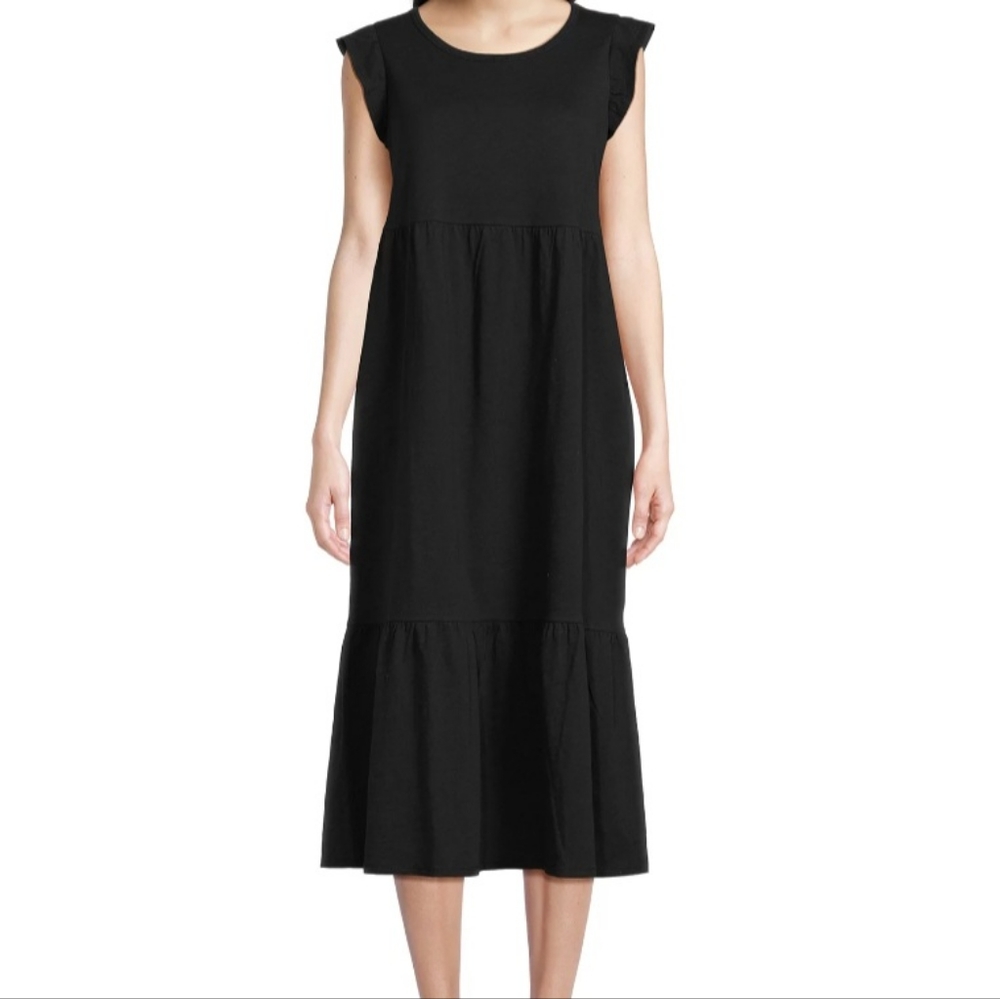 🆕 Time and Tru Knit Ruffle Dress